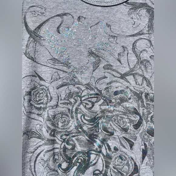 Sexy Y2K Angels & Roses Graphic Tank Top • Angels brand • Large • vintage 2000s - Picture 9 of 11